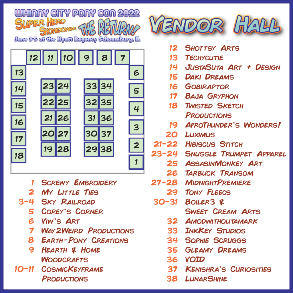 WCPC22 Vendor Hall Map