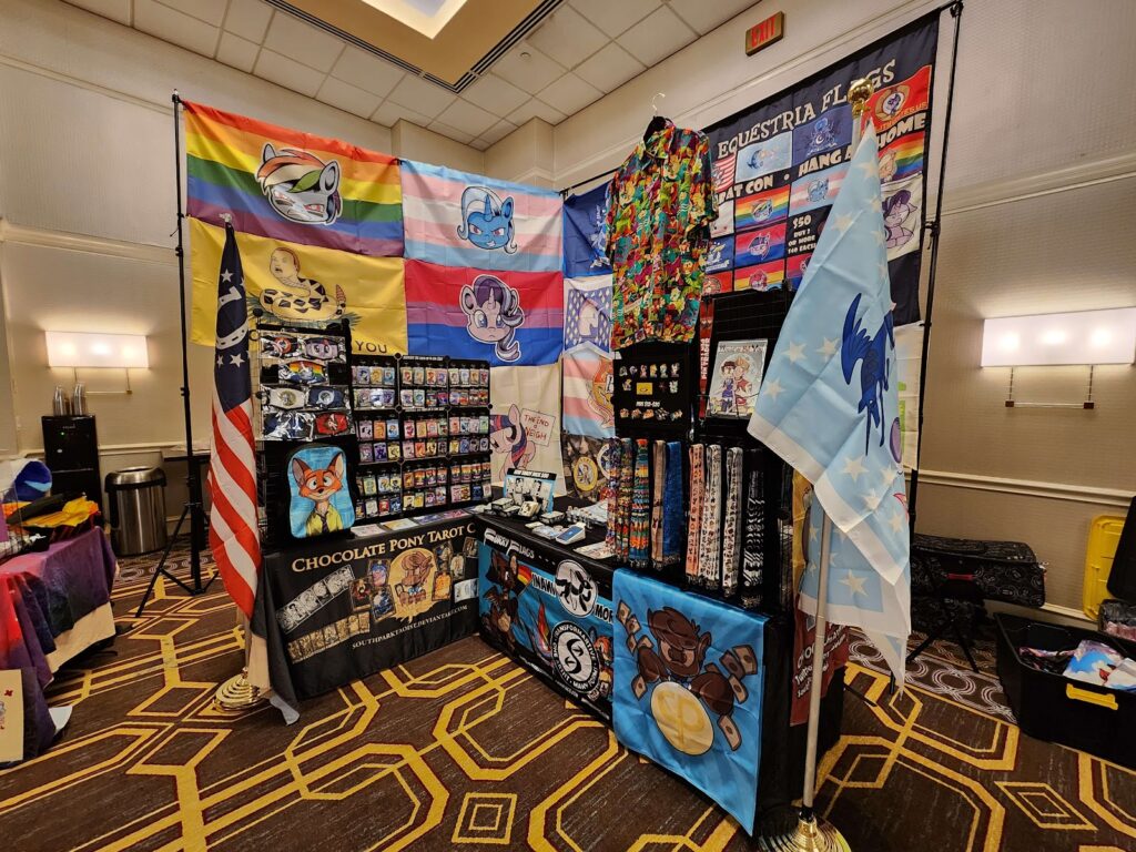 Chocolate Pony Flags and Art