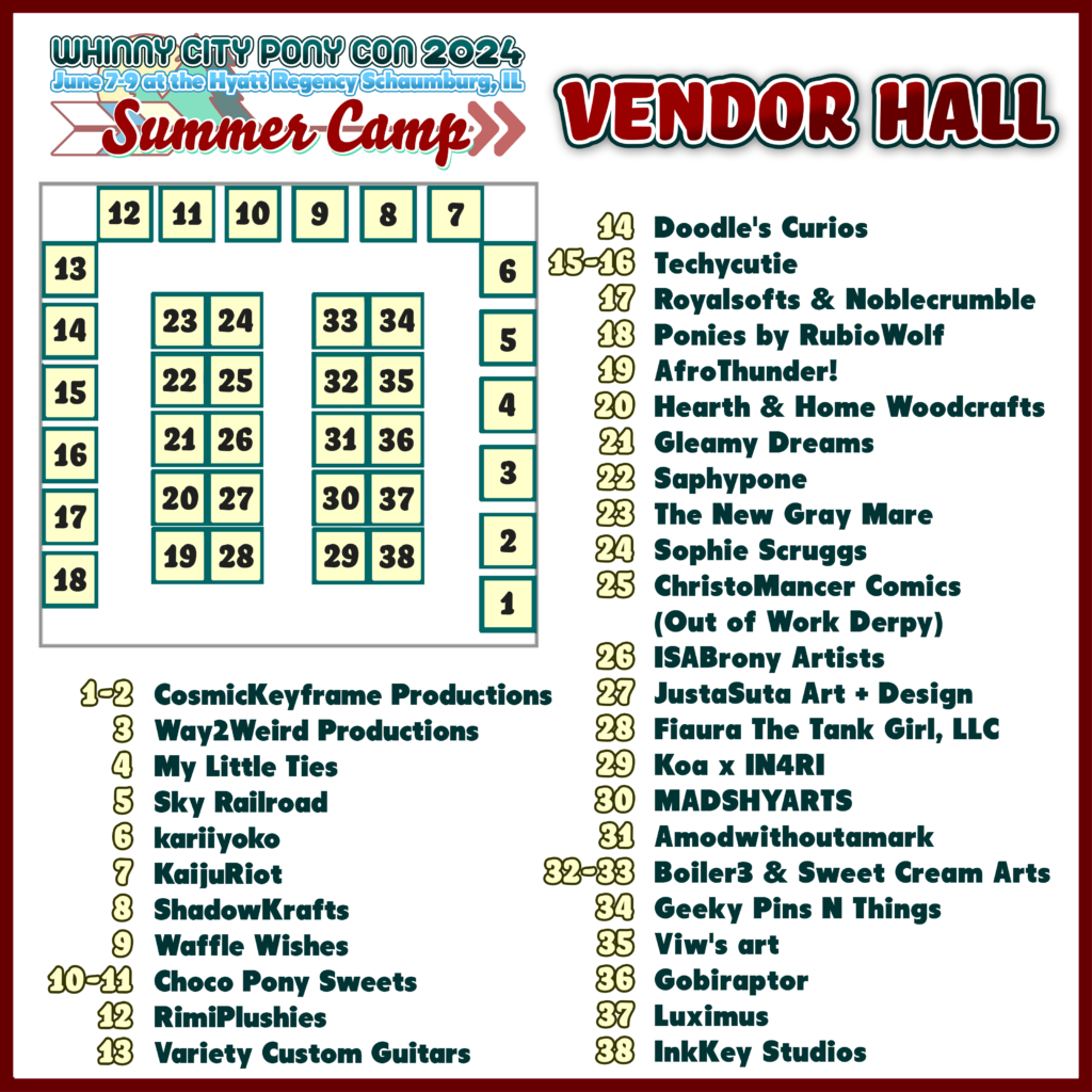 WCPC24 Vendor Hall Map